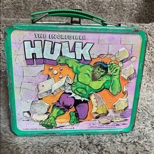 💫💫💫Vintage Marvel Comics 1978 Incredible Hulk Lunchbox 💫💫💫💫